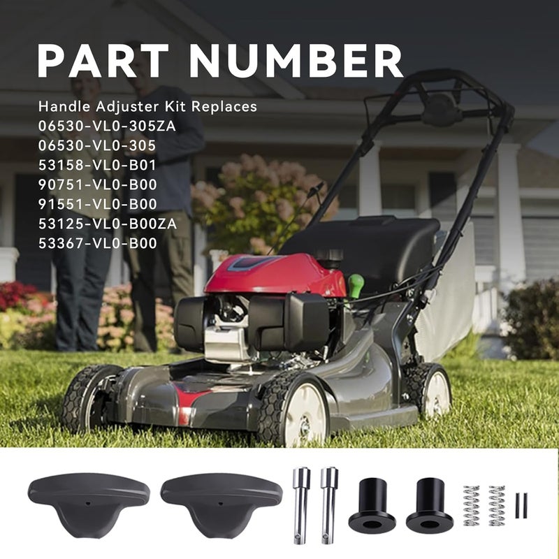 Ciuouient 06530-VL0-315ZA Handle Height Adjuster Kit (2SET) Compatible with Honda Models HRR216K6, HRX217K2 Lawn Mower,Replaces 06530-VL0-305ZA,53158-VL0-B01 - Image 4